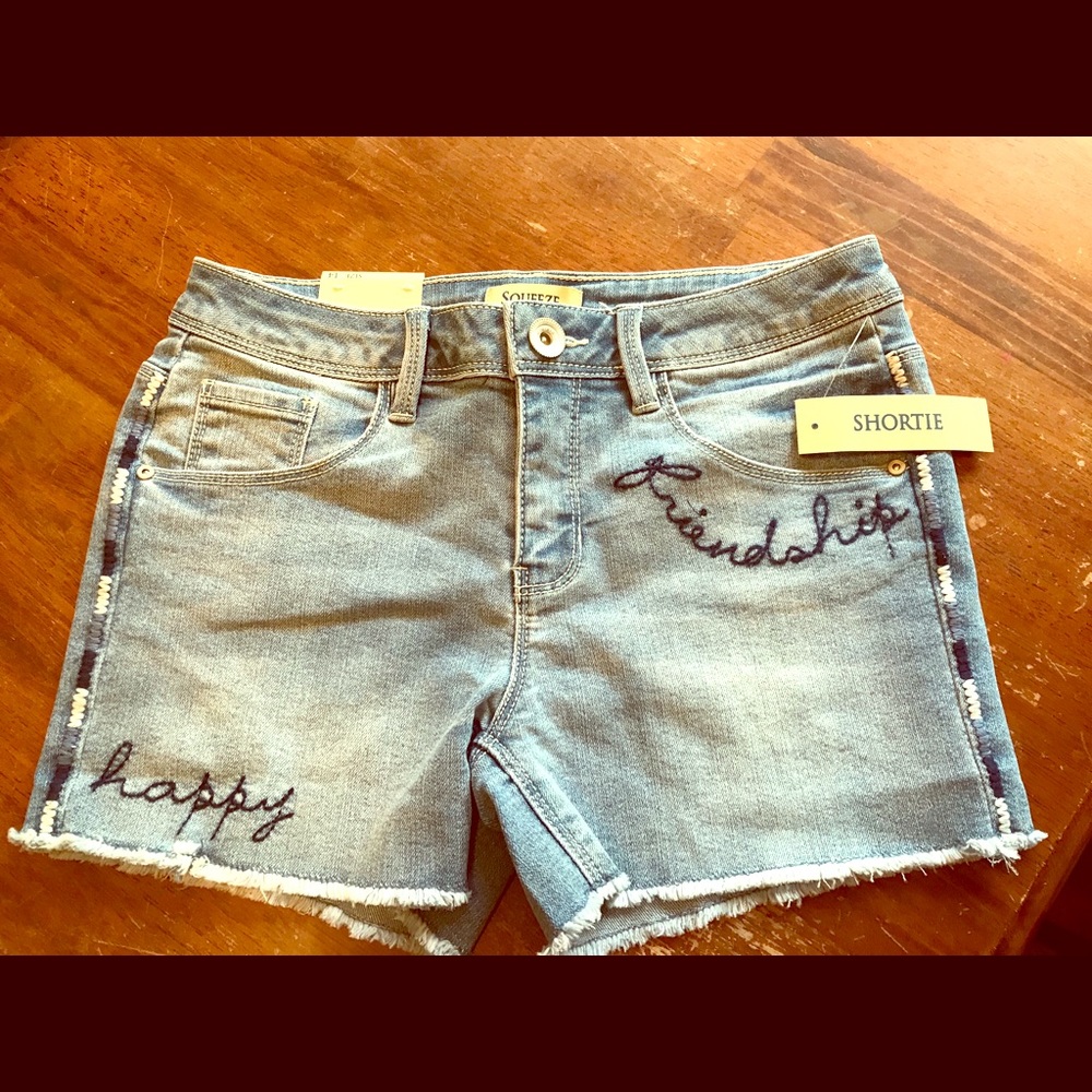 Girls Squeeze brand denim shorts